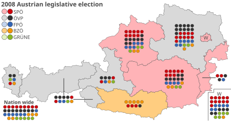 Выборы в законодательные органы Австрии 2008 г. - Results.svg