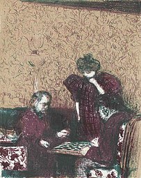 La Partie de Dames, 1899, Édouard Vuillard.