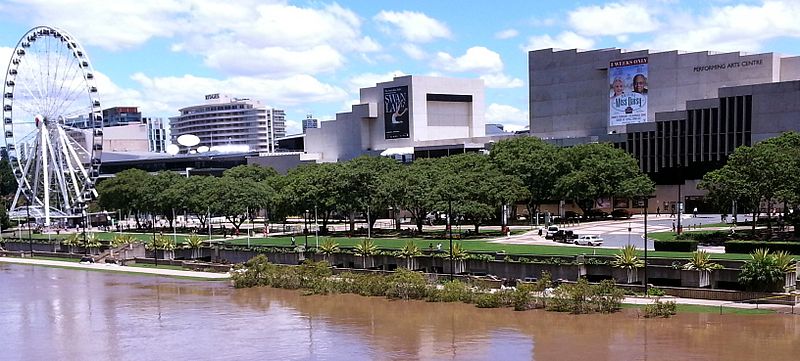 File:2013 Brisbane Flood - Southbank from Victoria Bridge.jpg