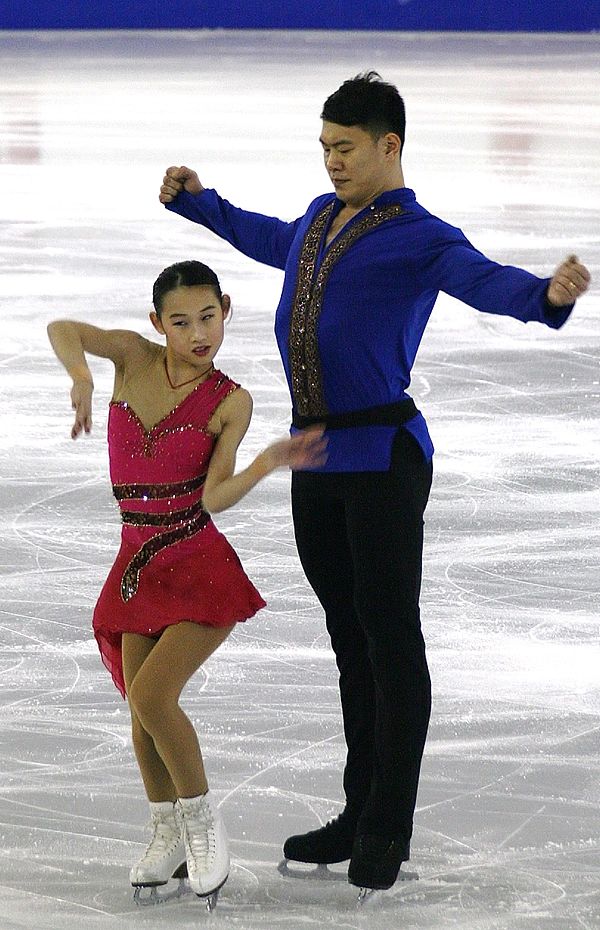 Zhang and Peng at the 2014-15 Grand Prix Final