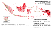 2014 Indonesian presidential election results by municipality