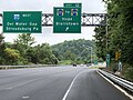 File:2020-07-08 10 21 01 View west along Interstate 80 at Exit 12 (Warren County Route 521 TO Warren County Route 519, Hope, Blairstown) in Hope Township, Warren County, New Jersey.jpg