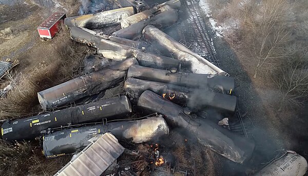 The 2023 derailment in East Palestine, Ohio