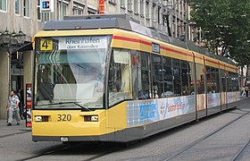 Illustrasjonsbilde av seksjonen Karlsruhe Tramway