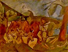 Αγελάδες σε τοπίο (1943)