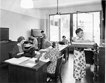 Ufficio della Segreteria Tesoro, New York, 1937