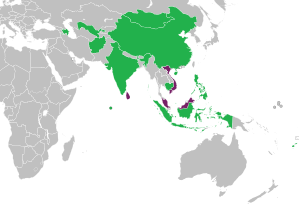 ABU International Dance Festival 2017 map.svg