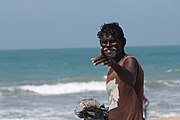 A fisherman from dhanushkodi