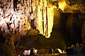 A large cave inside the Sung Sot cave is brightly flood lit (31489274102).jpg