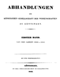 Miniatura para Abhandlungen der Königlichen Gesellschaft der Wissenschaften zu Göttingen