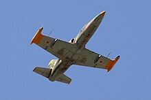 The underside of an L39 Albatros in-flight, 2008 Aero L-39, Prochee - Rossiia -RP91602.jpg