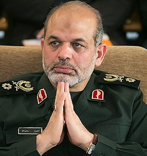 Ahmad Vahidi Iranian politician