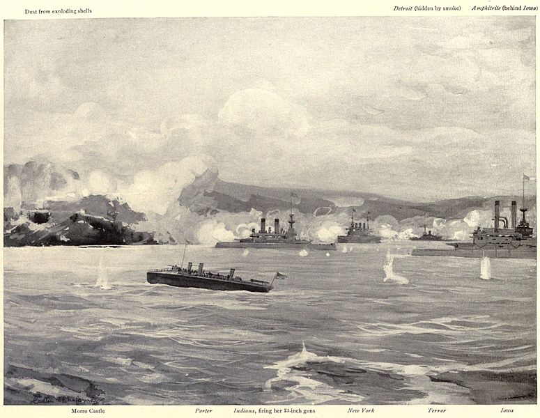 File:American ships bombarding San Juan, 5-12-1898.jpg