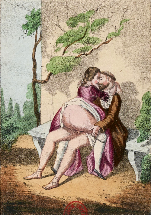 Amours, galanteries, intrigues, ruses et crimes des capucins et des religieuses, 1788, Figure Tome 1 P. 83.