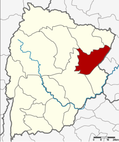 Amplasarea districtului în provincia Chaiyaphum