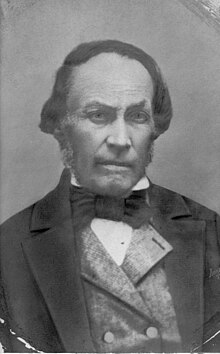 Photograph portrait of Møller, ca. 1860.