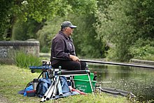 Angler on the Slough Arm