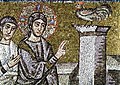Fragment mozaiki w bazylice św. Apolinarego w Rawennie, VI w.