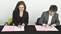 Archives nationales - signature du partenariat avec Wikimédia France 01.JPG