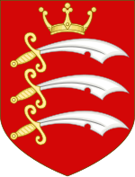 Coat of arms of the County of Middlesex. Arms of Middlesex County Council.svg