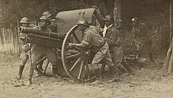 Soldats d'artilleria, també a Amparo.