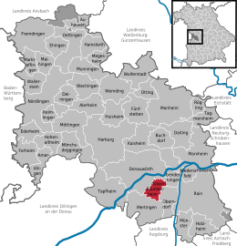 Asbach-Bäumenheim - Localizazion