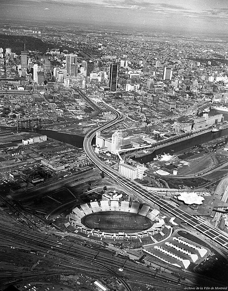 Autostade Montreal Aerial 1966