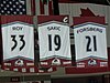 Colorado Avalanche retired jersey numbers at the Pepsi Center