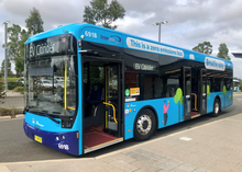 Interline Bus Services electric bus in Sydney, Australia BCI Citirider Sydney.png