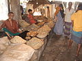 Pasar ikan kering di Mohanganj