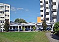 Bad Rothenfelde, Schüchtermannklinik, Cafeteria, Terrasse