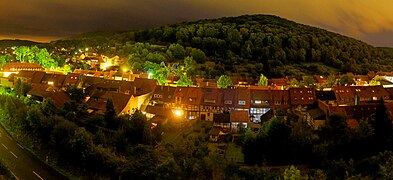 Bad Salzdetfurth, Nacht, Blick nach Osten, 16.08.2010 - 22-00Uhr - panoramio.jpg