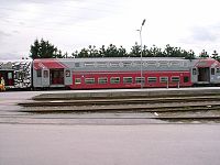 GKB-Zug im Bahnhof Köflach (1999)