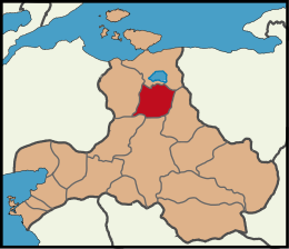 District de Manyas - Carte