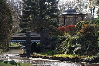 <span class="mw-page-title-main">Buxton Pavilion Gardens</span> Historic landscaped park in Buxton, Derbyshire, England