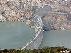 Le Barrage de Barberine au 27 juin 2013.