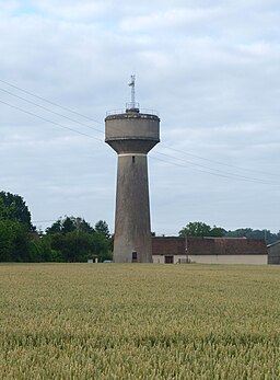 Vattentornet i Bazoches-sur-le-Betz