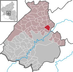 Läget för Berschweiler bei Kirn i Landkreis Birkenfeld