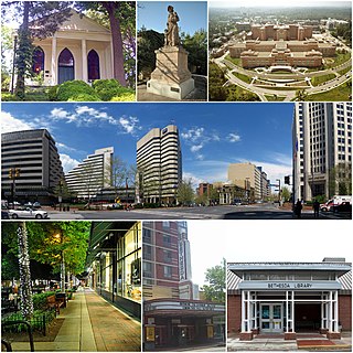 <span class="mw-page-title-main">Bethesda, Maryland</span> Census-designated place in Maryland, United States