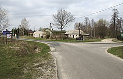 Dorf Biały Ług, Verwaltungsbezirk Prażmów, Polen