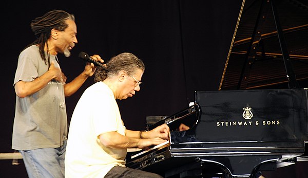Bobby McFerrin and Corea, New Orleans Jazz and Heritage Festival in 2008