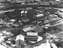 An aerial view of Boggo Road Gaol, Brisbane, circa 1954. Boggo Road Gaol.jpg