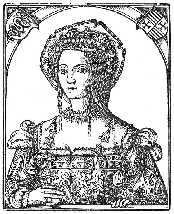 A 1517 engraving of Bona Sforza, the Polish Queen who gave Bar its name.