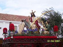 La borriquita, primera procesión de la Semana Santa de Martos.