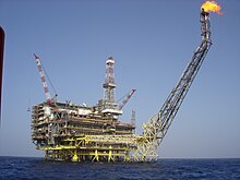 An oil platform off the Libyan coast Bouri NC 41 DP4 platform.jpg