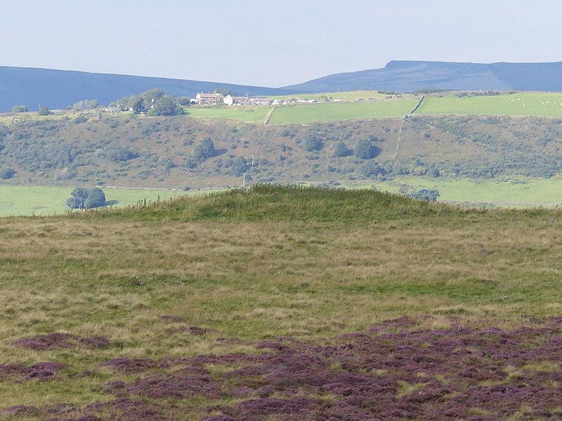 File:Bowl barrow on Longstone Moor.jpg