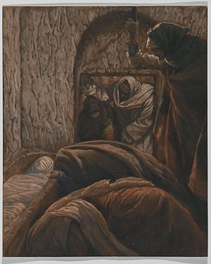 Jesus in the Sepulchre