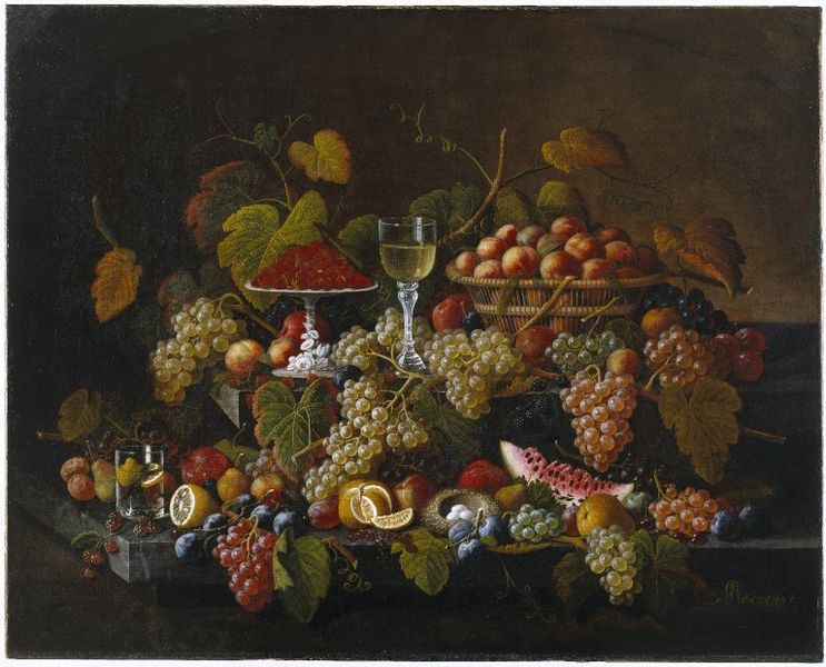 File:Brooklyn Museum - Still Life with Fruit - Severin Roesen - overall.jpg