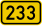 Bundesstraße 233 number.svg