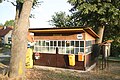 Čeština: Autobusová zastávka v Šetějovicích, okr. Benešov. English: Bus stop in Šetějovice, Benešov District.